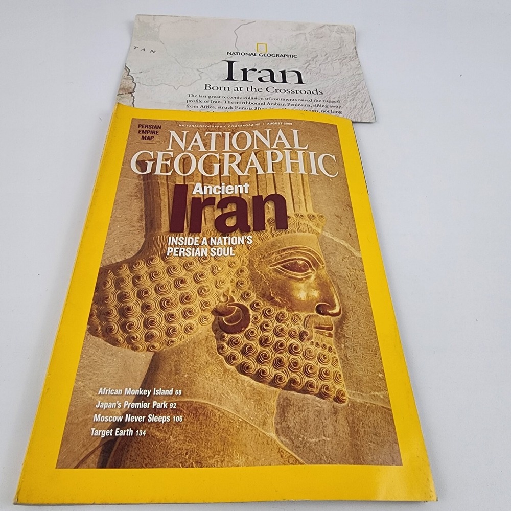 National Geographic Magazine August 2008 With Insert